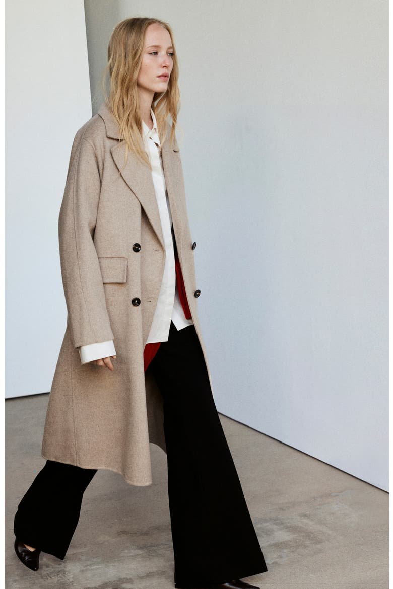 Picarol Wool Blend Coat, Alternate, color, MEDIUM BROWN