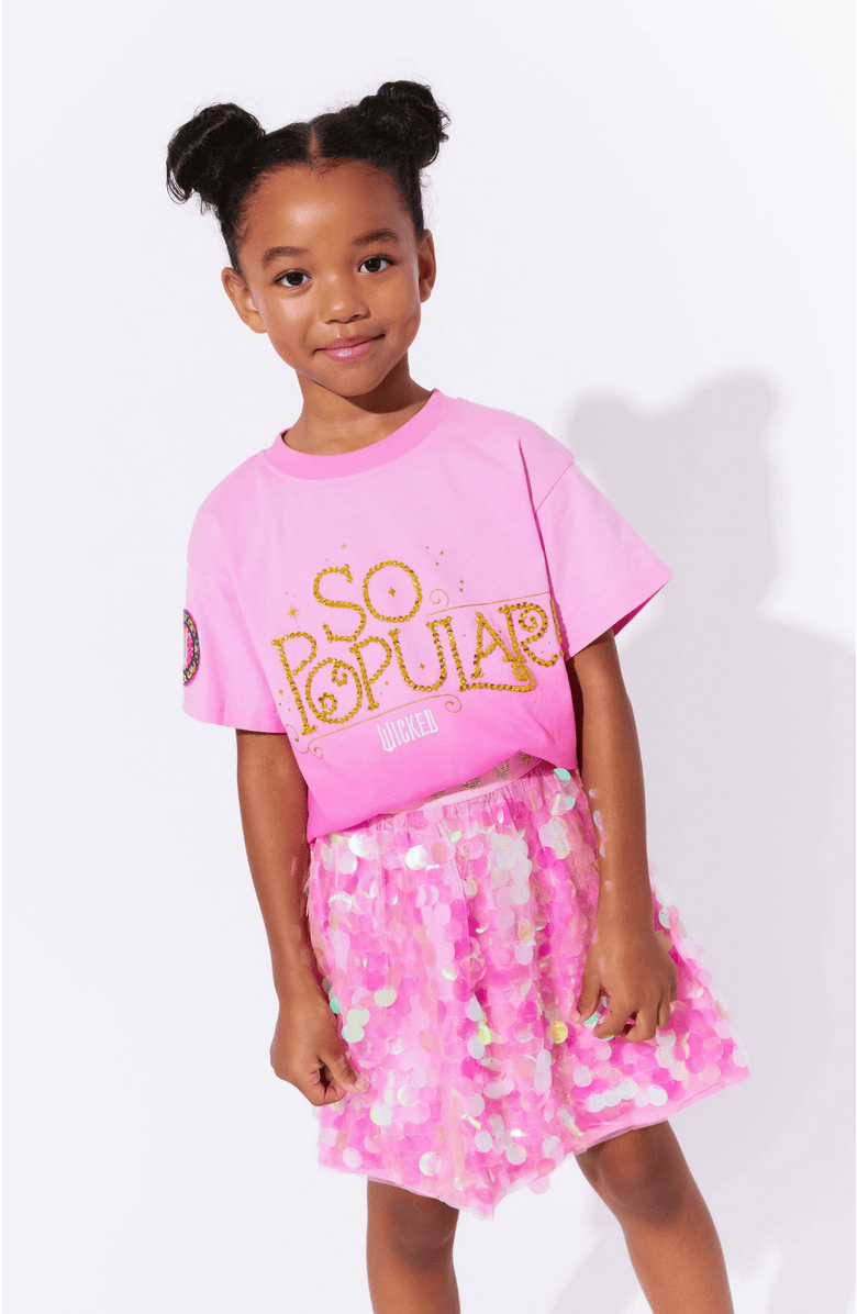 Lola + The Boys Glinda So Popular Tee, Alternate, color, Pink