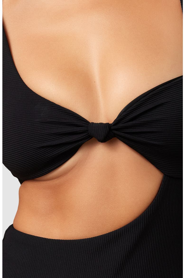 Dawn One-Piece Swimsuit, Alternate, color, Black