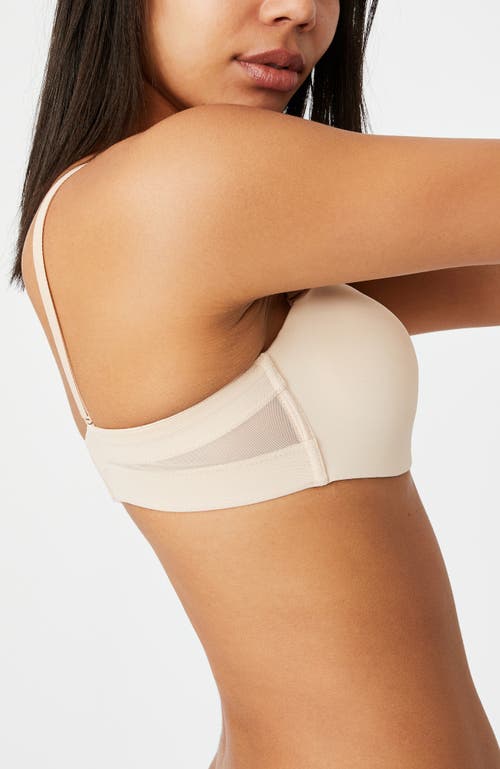 Cotton On Body Everyday Strapless Lightly Lined T-shirt Bra In Frappe