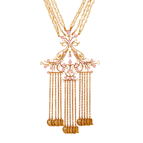 Dhwani Bansal Iseu Necklace In Gold Plated