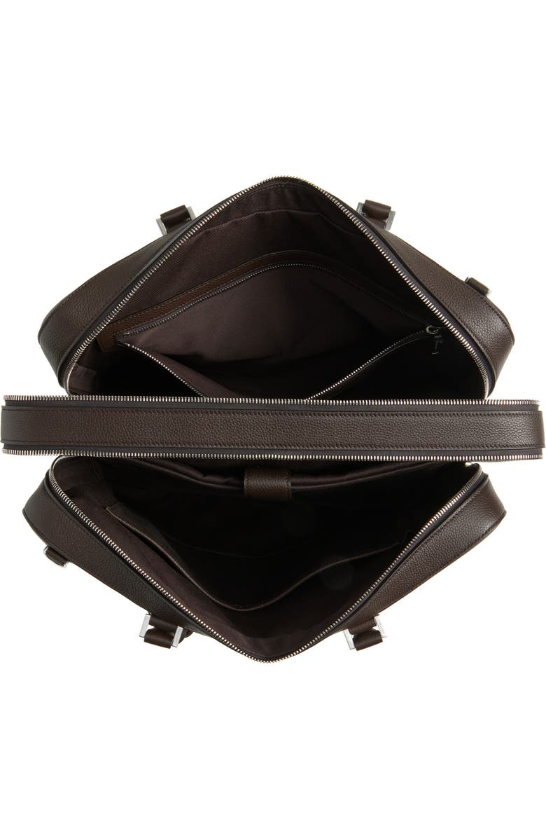 FERRAGAMO Star Leather Tote, Alternate, color, Testa Di M Testa Di Moro