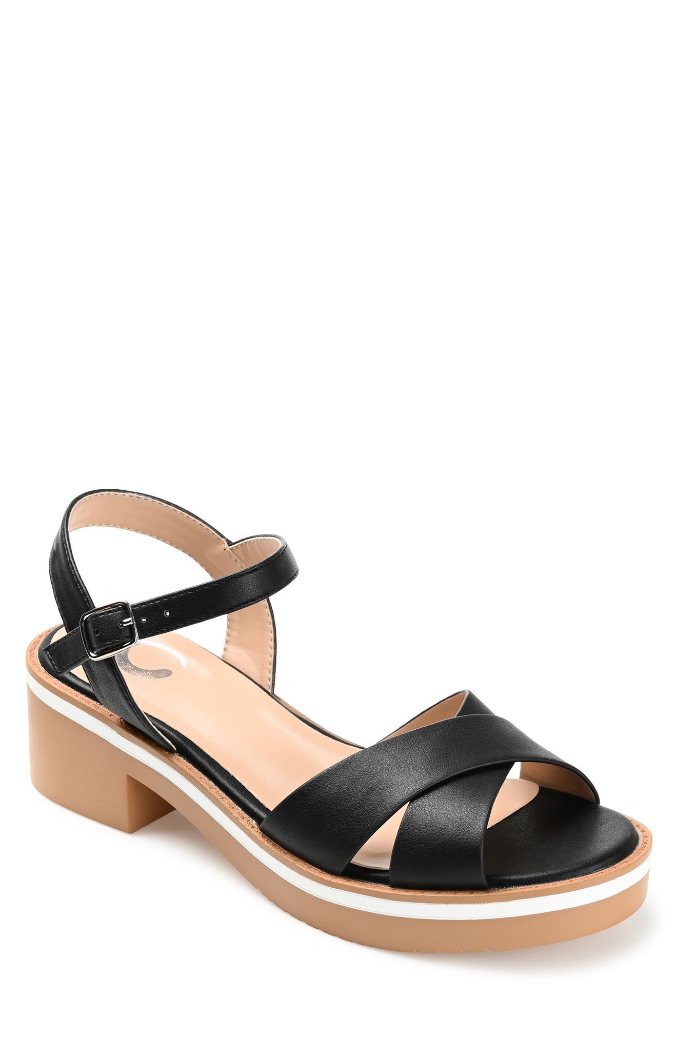 Journee Collection Hilaree Block Heel Sandal, Main, color, 
