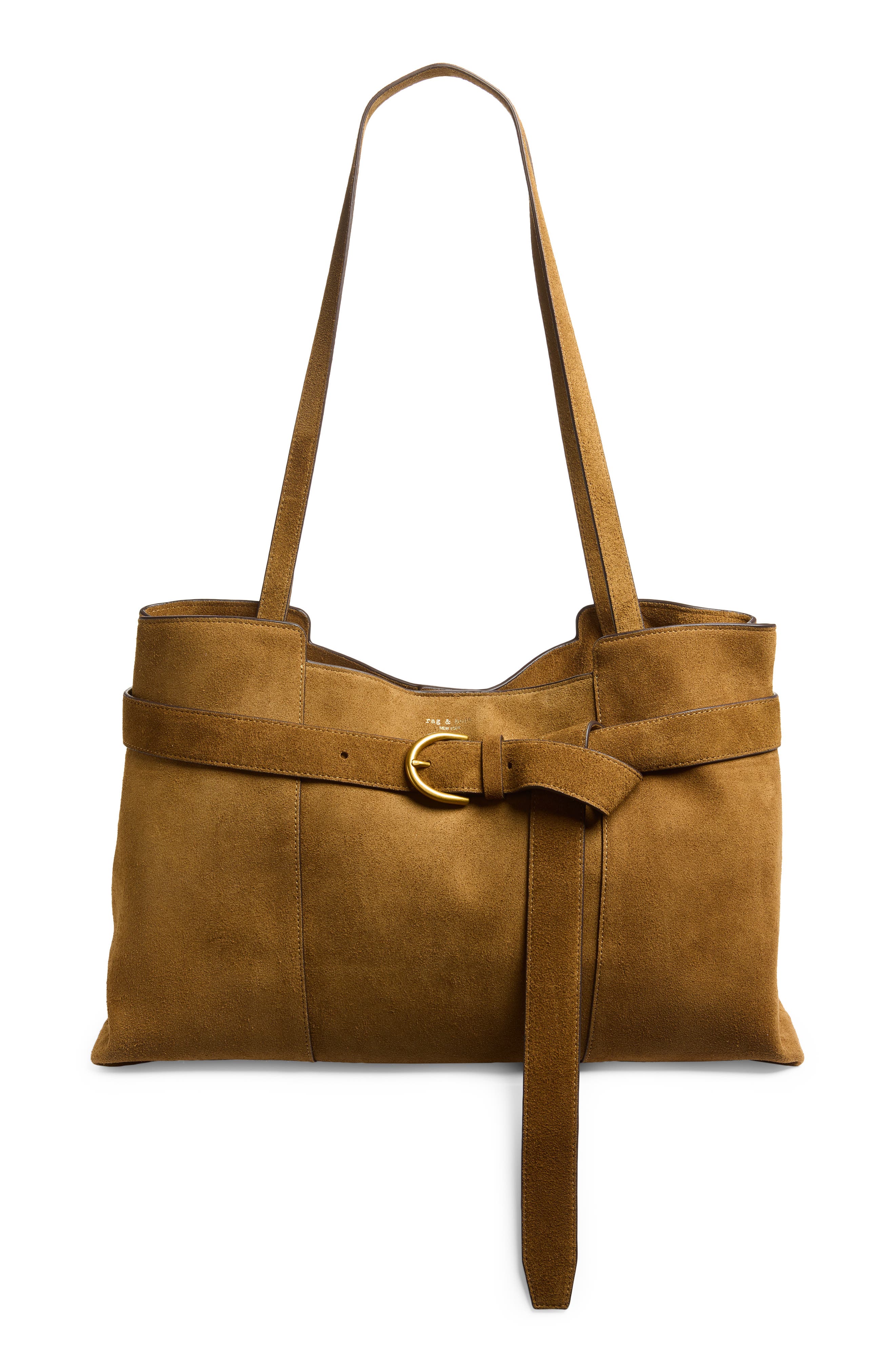 rag & bone Large Lexington Tote, Main, color, Golden Brown
