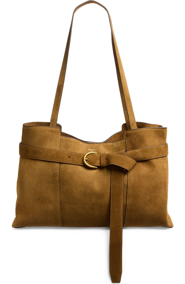 rag & bone Large Lexington Tote, Main, color, Golden Brown