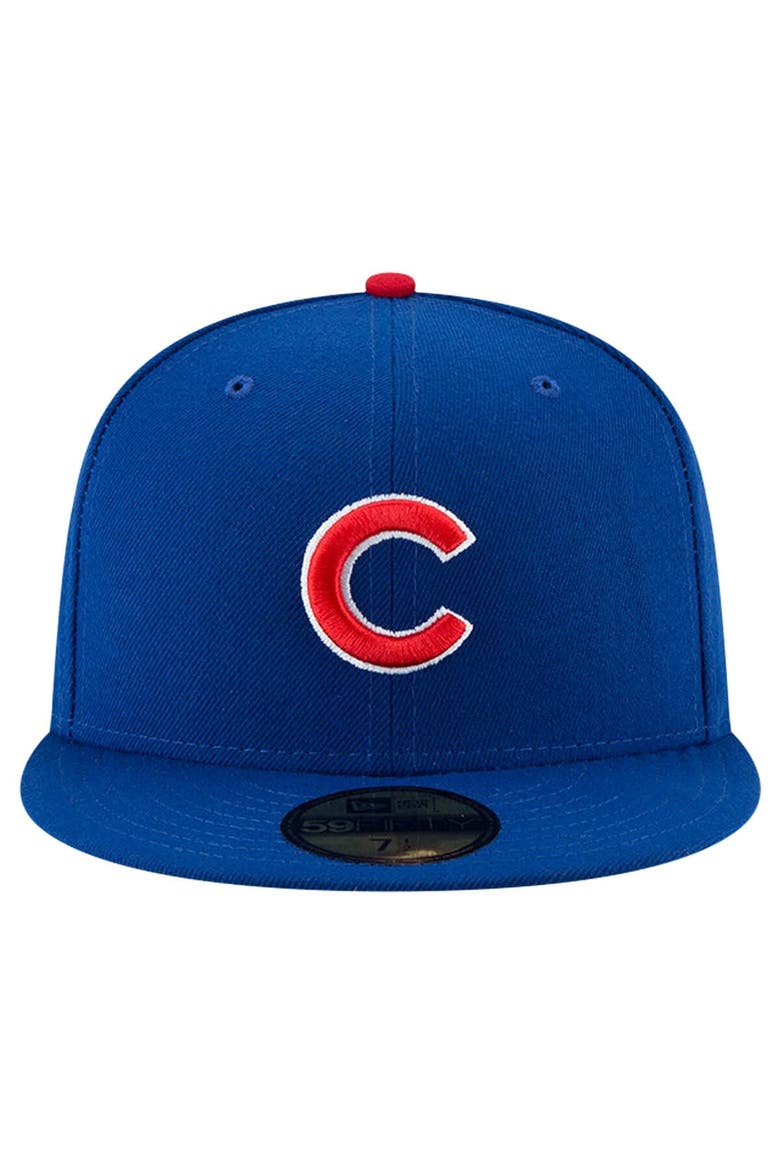 Men's New Era  Royal Chicago Cubs Buck O'Neil On Field 59FIFTY Fitted Hat, Alternate, color, Royal