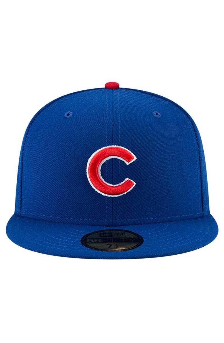 New Era Men's New Era  Royal Chicago Cubs Buck O'Neil On Field 59FIFTY Fitted Hat, Alternate, color, Royal