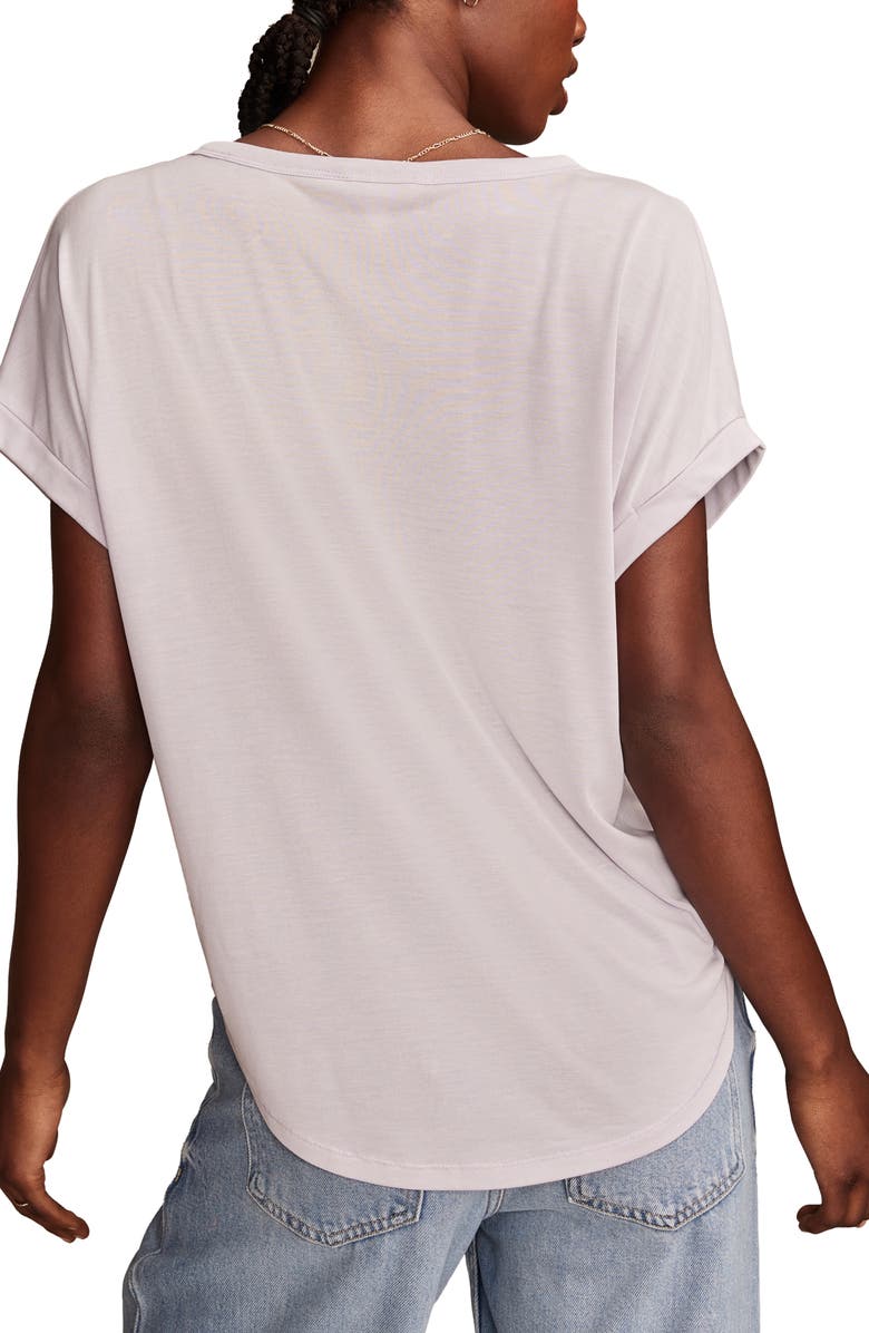 Lucky Brand Sandwash Dolman T-Shirt, Alternate, color, Thistle