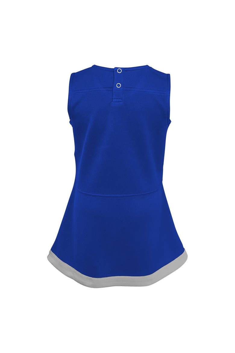 Girls Youth Royal Kentucky Wildcats Cheer Captain Jumper Dress, Alternate, color, Royal