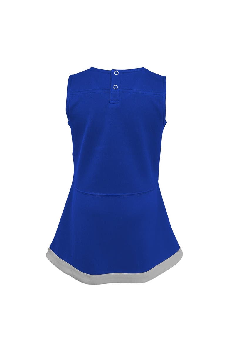 Outerstuff Girls Youth Royal Kentucky Wildcats Cheer Captain Jumper Dress, Alternate, color, Royal