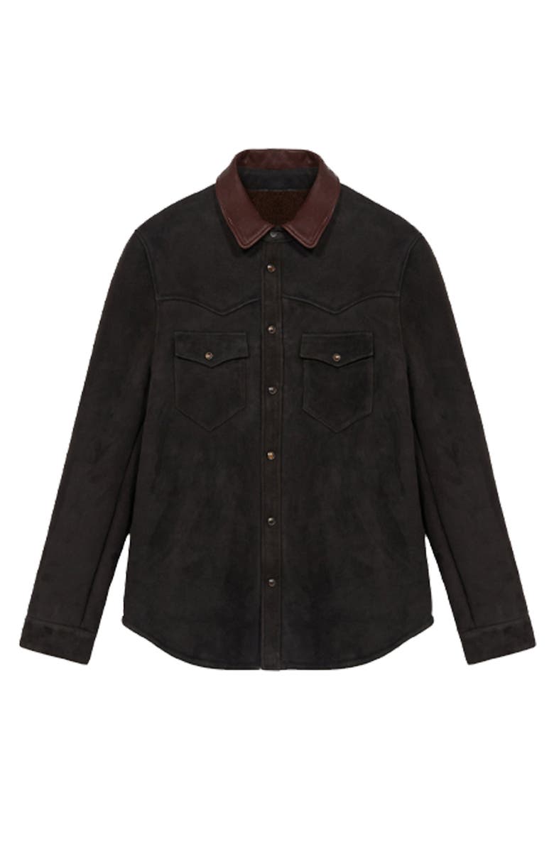 Fortela Shearl Texan Shearling Jacket, Main, color, Mou