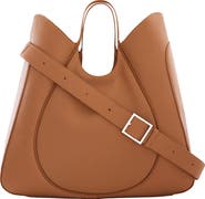 behno Katrina Wave Pebbled Leather Tote