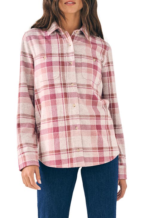 Women s Pink Plaid Tops Nordstrom