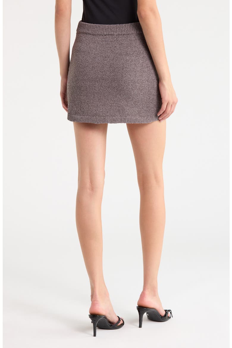 Ashfield Knit Miniskirt, Alternate, color, GREY