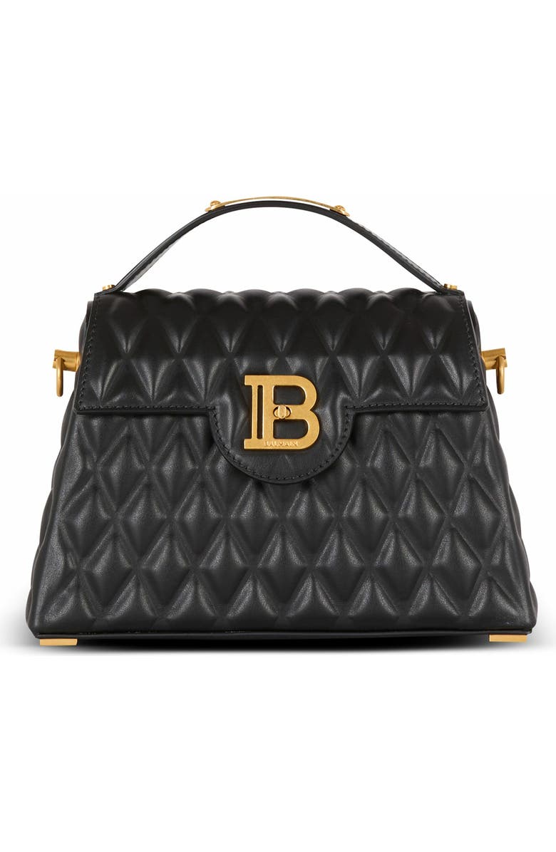 Balmain B-Buzz Dynasty Bag In Quilted Calfskin, Main, color,