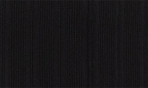 Jil Sander Asymmetric Sleeveless Cotton Rib Medi Dress In Black
