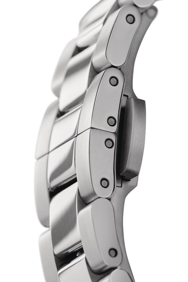 Iconic Bracelet Watch, 40mm, Alternate, color, SILVER/ BLUE