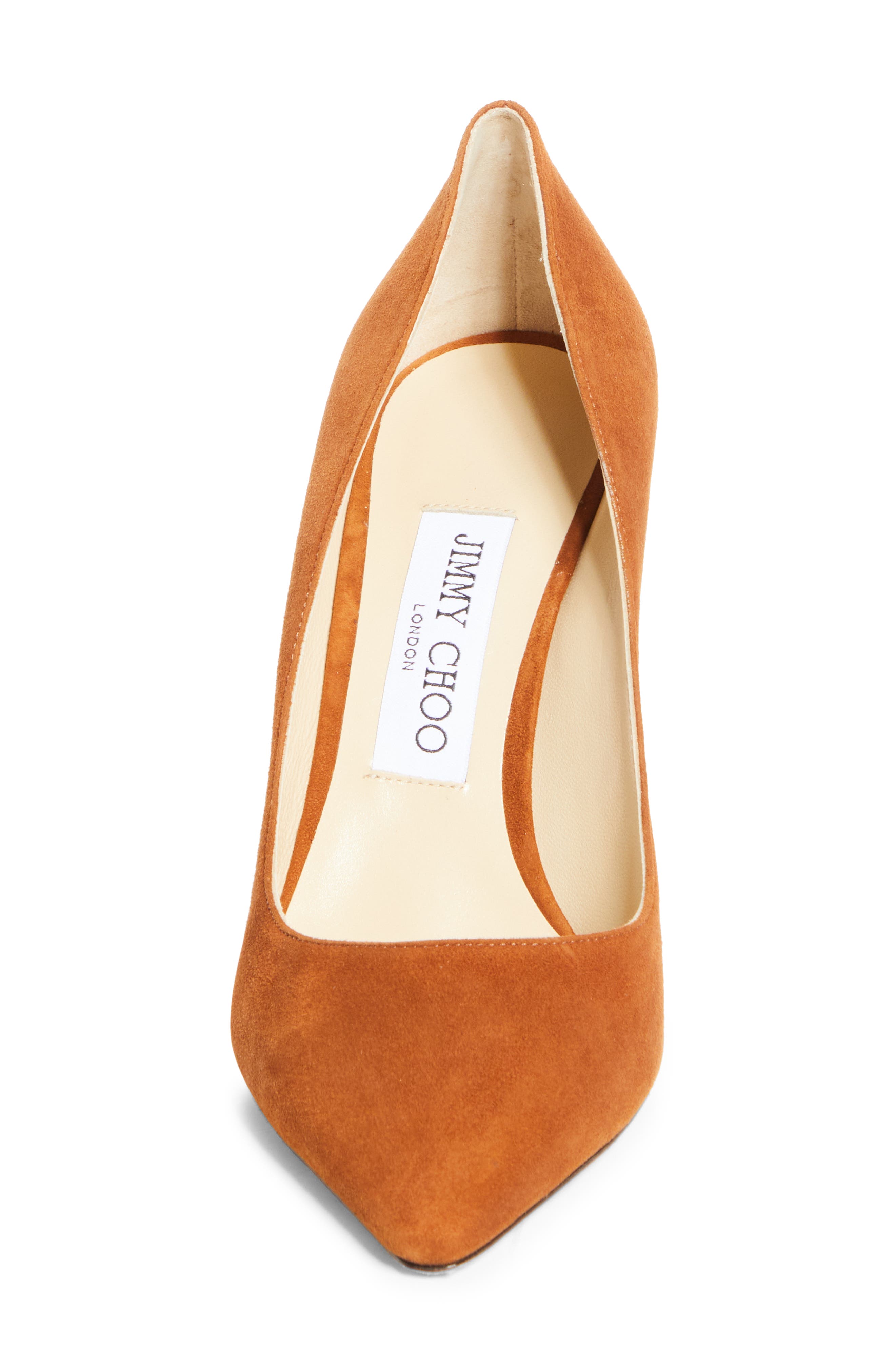 Jimmy Choo Romy Pointed Toe Pump, Alternate, color, Tan