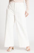 ELOQUII The Yvette Rigid Wide Leg Jean