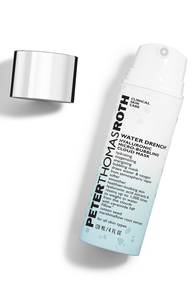 Peter Thomas Roth Water Drench Hyaluronic Micro-Bubbling Cloud Mask, Alternate, color, 