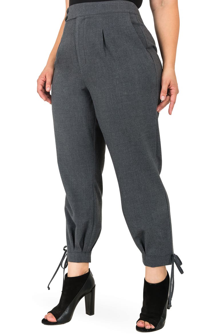 Robie Suiting Skinny Trousers, Alternate, color, CHARCOAL