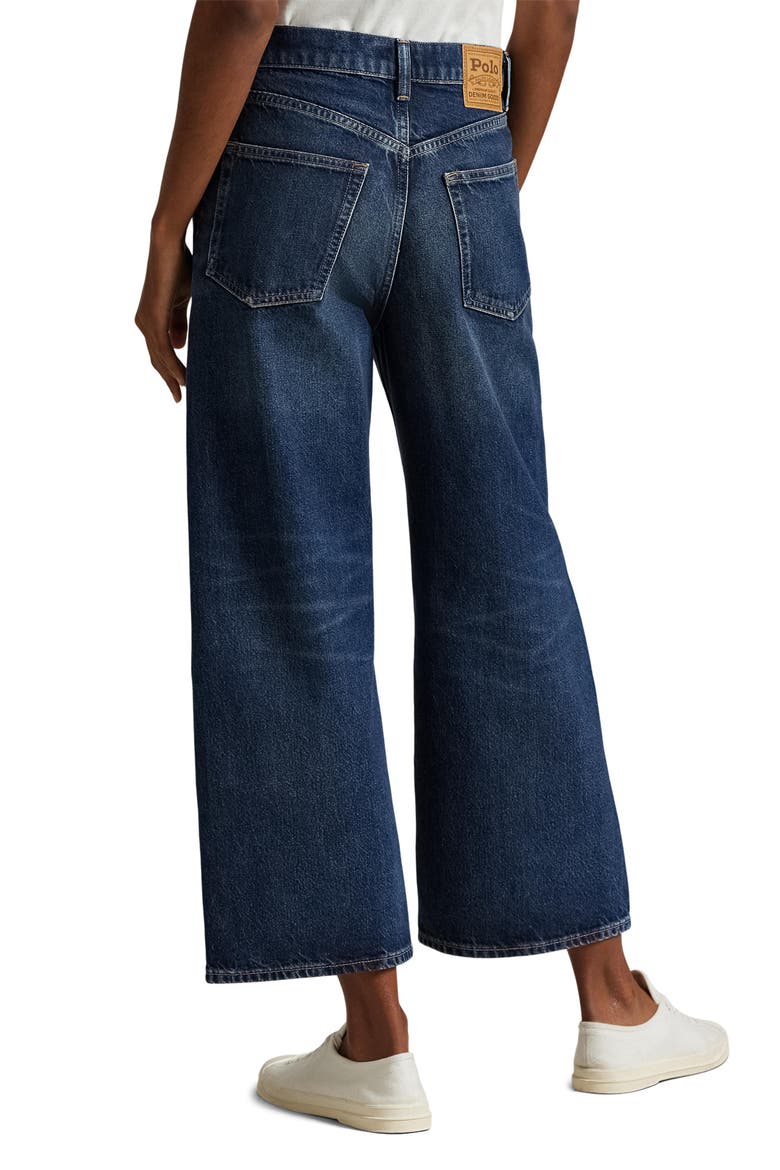High Waist Crop Wide Leg Jeans, Alternate, color, MYLIO WASH