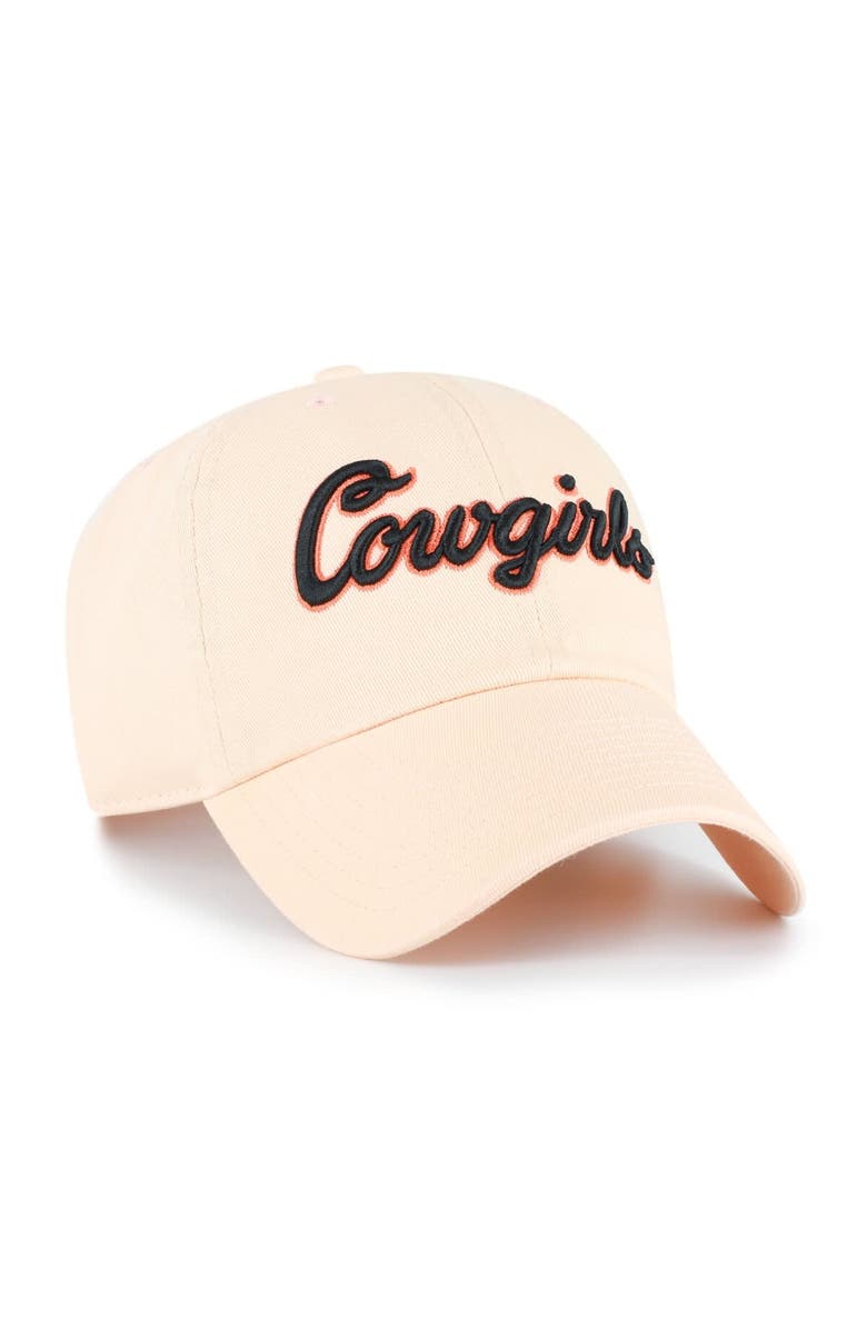 '47 Men's '47 Light Orange Oklahoma State Cowboys Vault Clean Up Adjustable Hat, Alternate, color, 