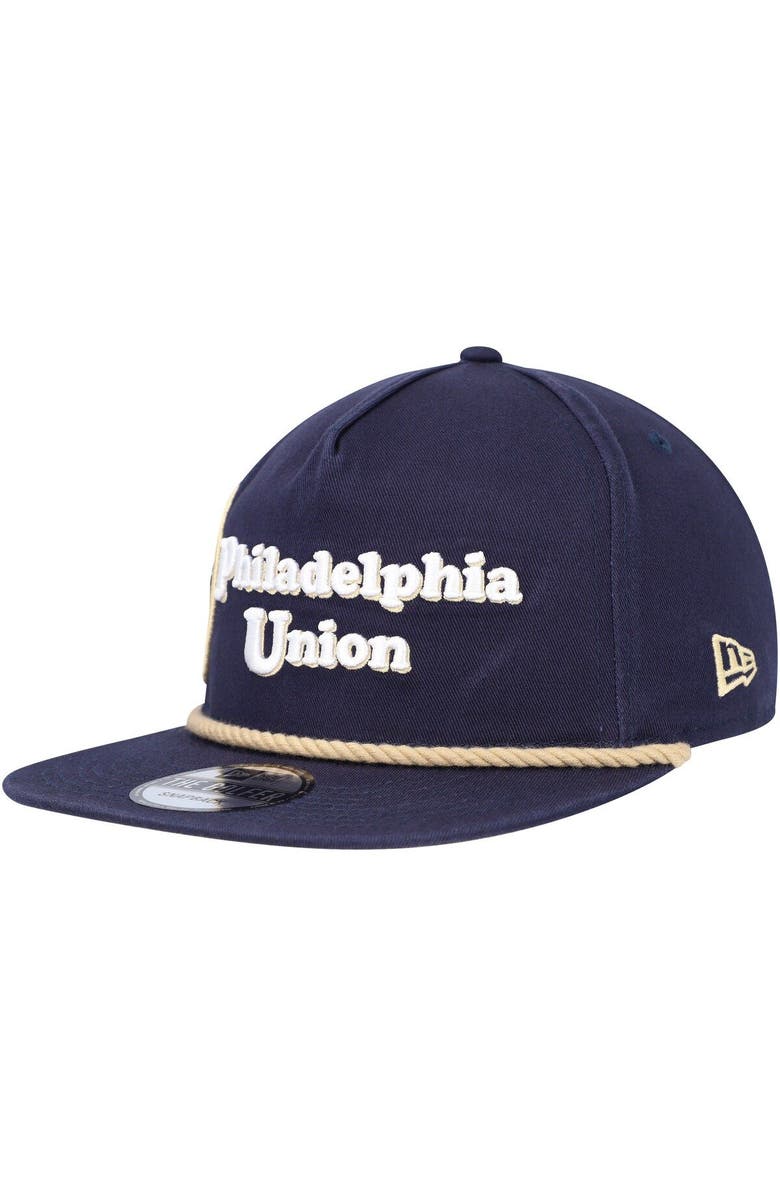 New Era Men's New Era Navy Philadelphia Union Heritage The Golfer Snapback Hat, Alternate, color, Navy