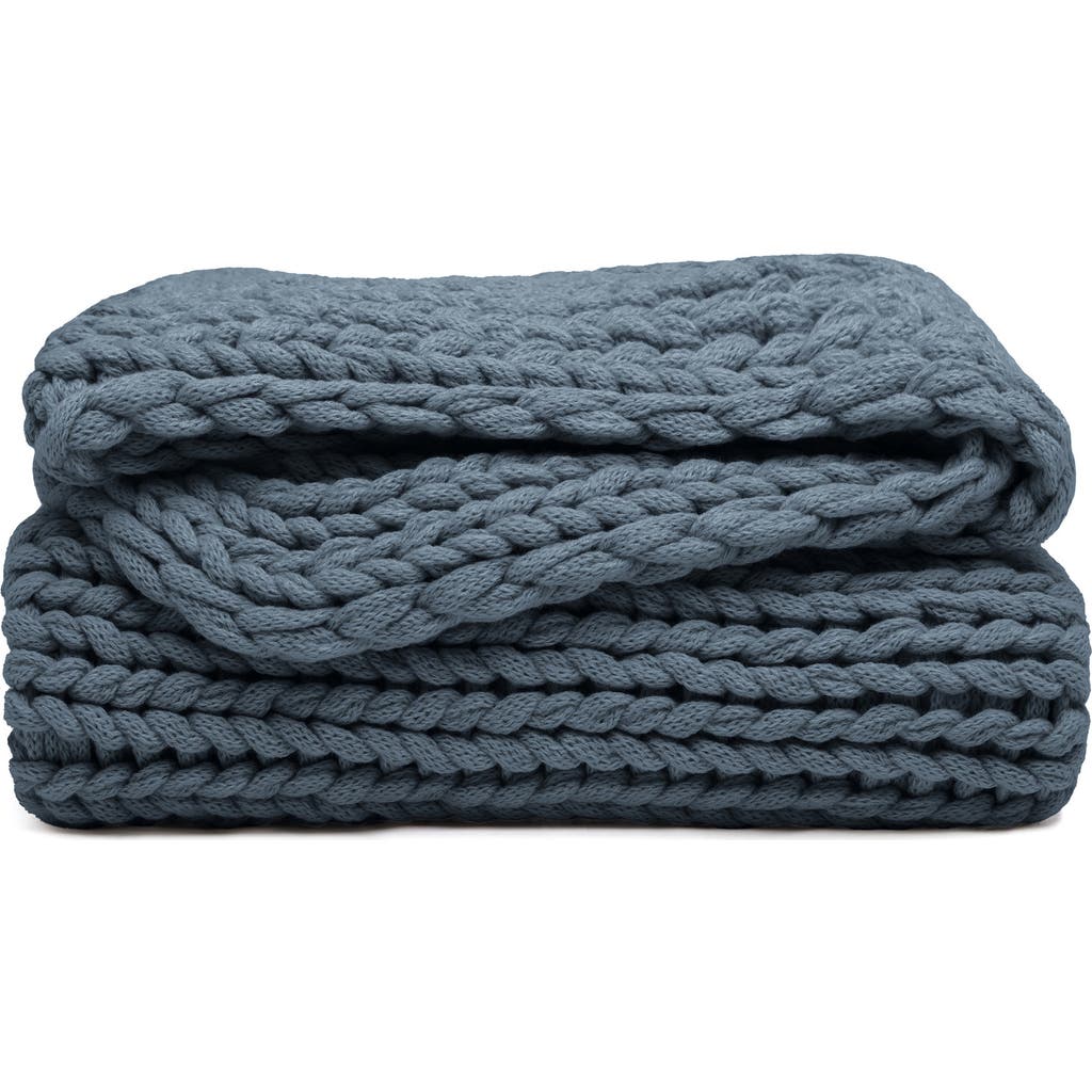 Homespun Chunky Knit Throw Blanket