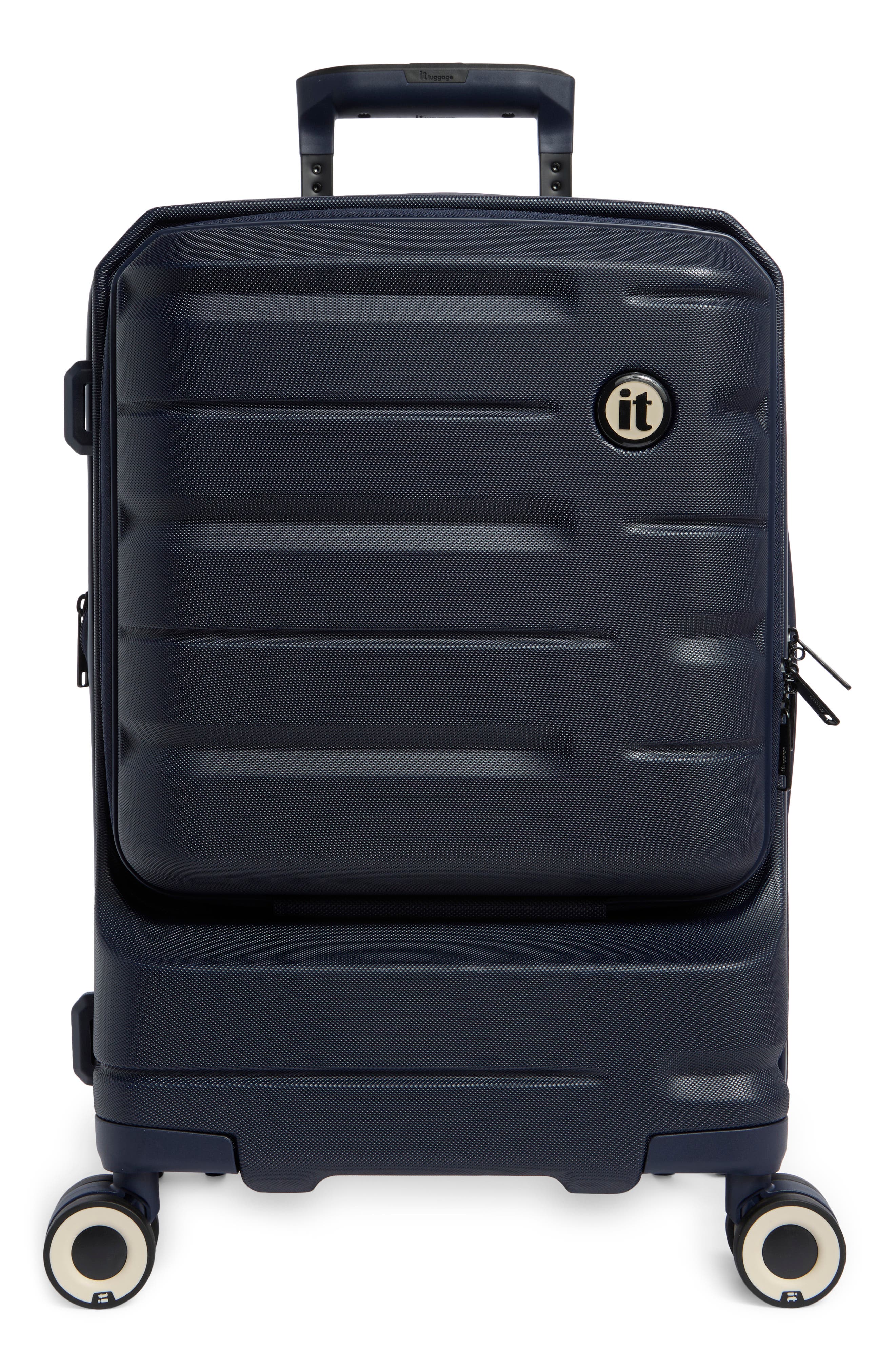 IT LUGGAGE Submission 21-Inch Hardside Carry-On Luggage, Main, color, Navy Blazer