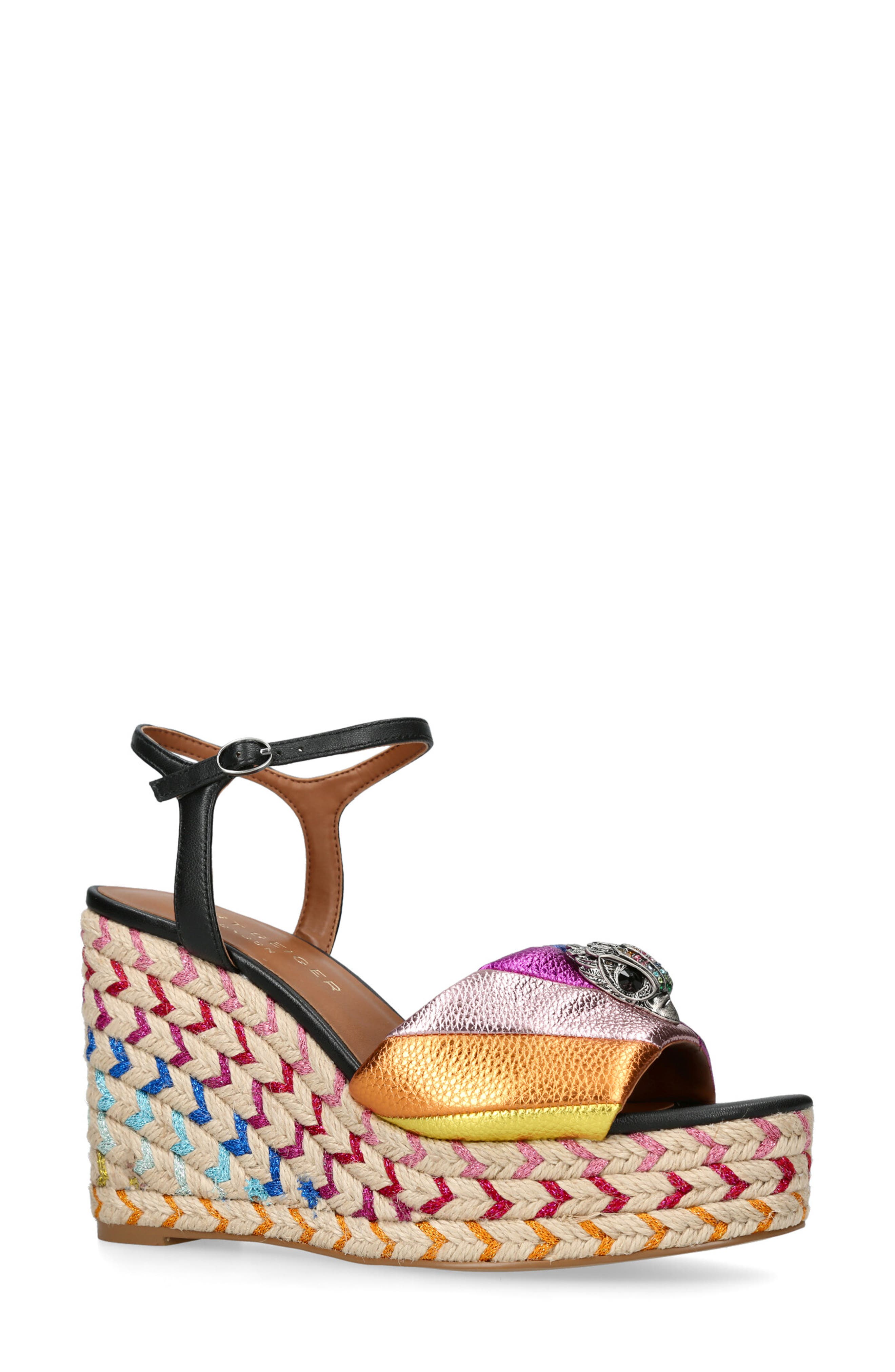 Kurt Geiger London Kensington Espadrille Platform Sandal, Main, color, 