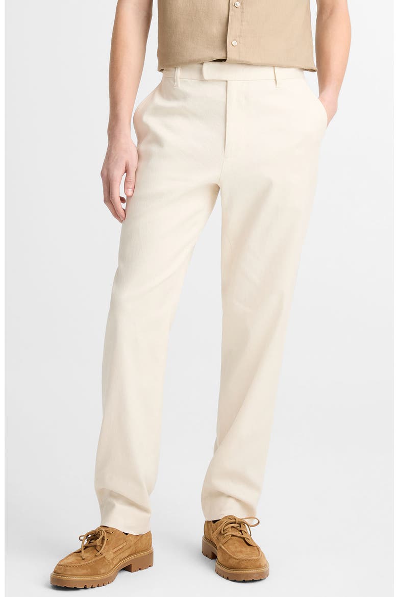 Vince Owen Linen & Cotton Blend Extended Tab Pants (Men) | Nordstrom