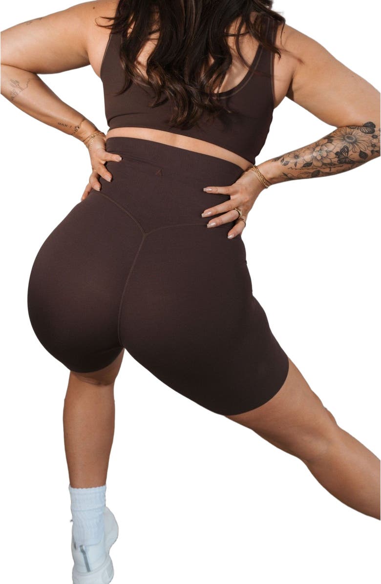 Vitality Cloud II Maternity Rider Short, Alternate, color, Espresso