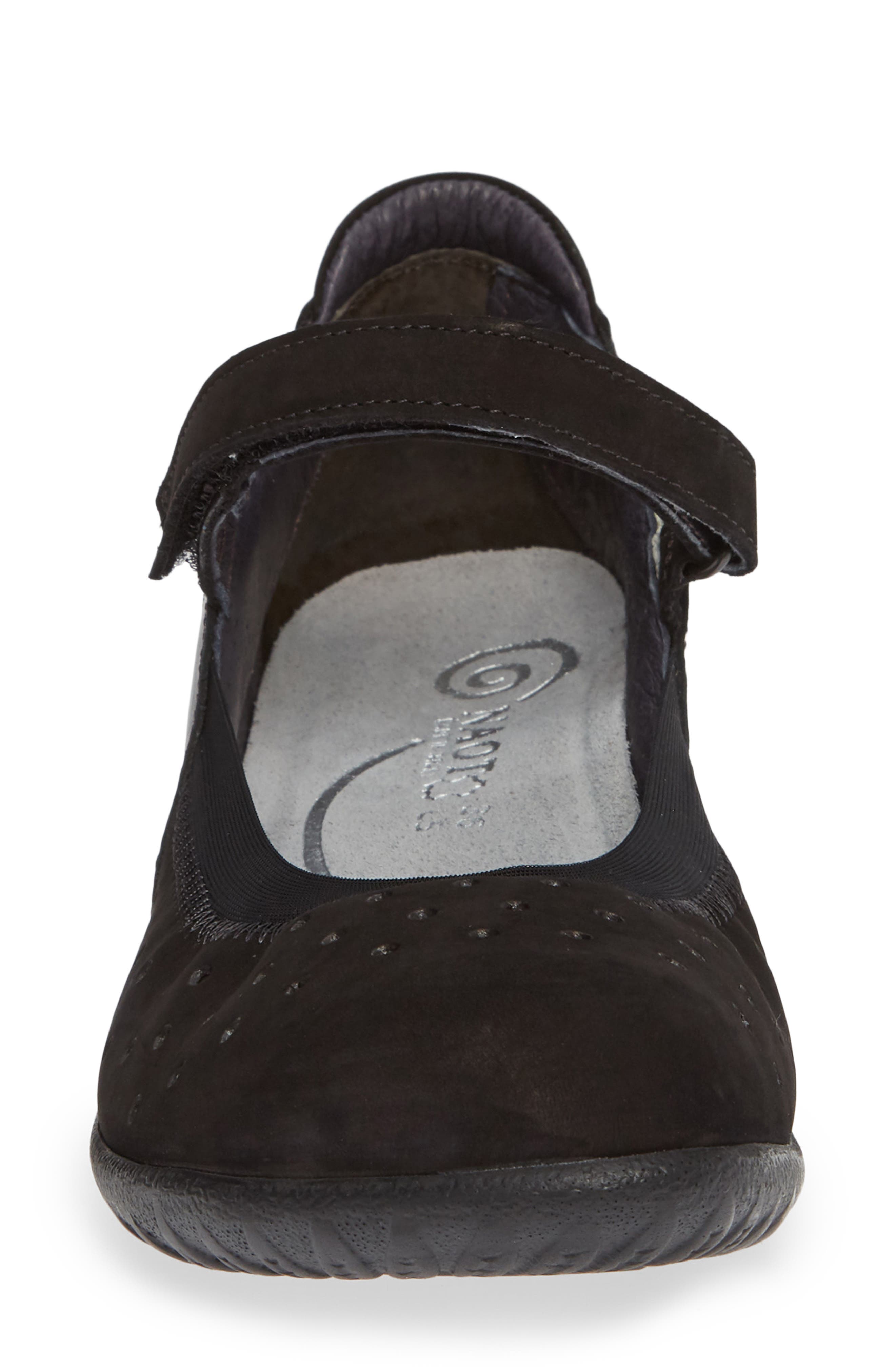 Naot Matua Mary Jane, Alternate, color, Black Nubuck