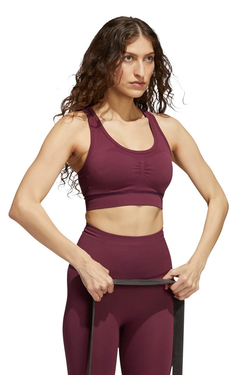 adidas Studio Primegreen Sports Bra, Alternate, color,