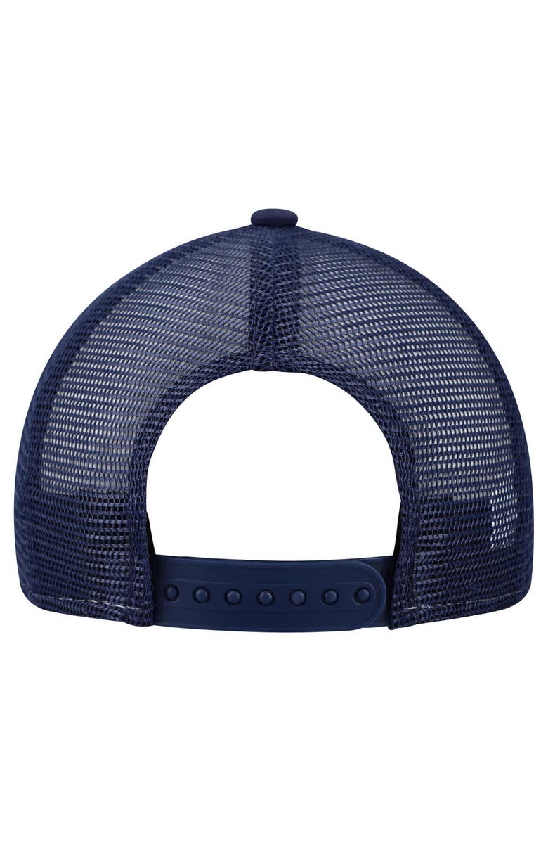 New Era Youth New Era Light Blue New York Knicks Colorpack 9FORTY A-Frame Trucker Adjustable Hat, Alternate, color, Light Blue