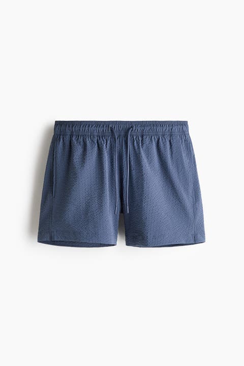 Seersucker Swim Shorts