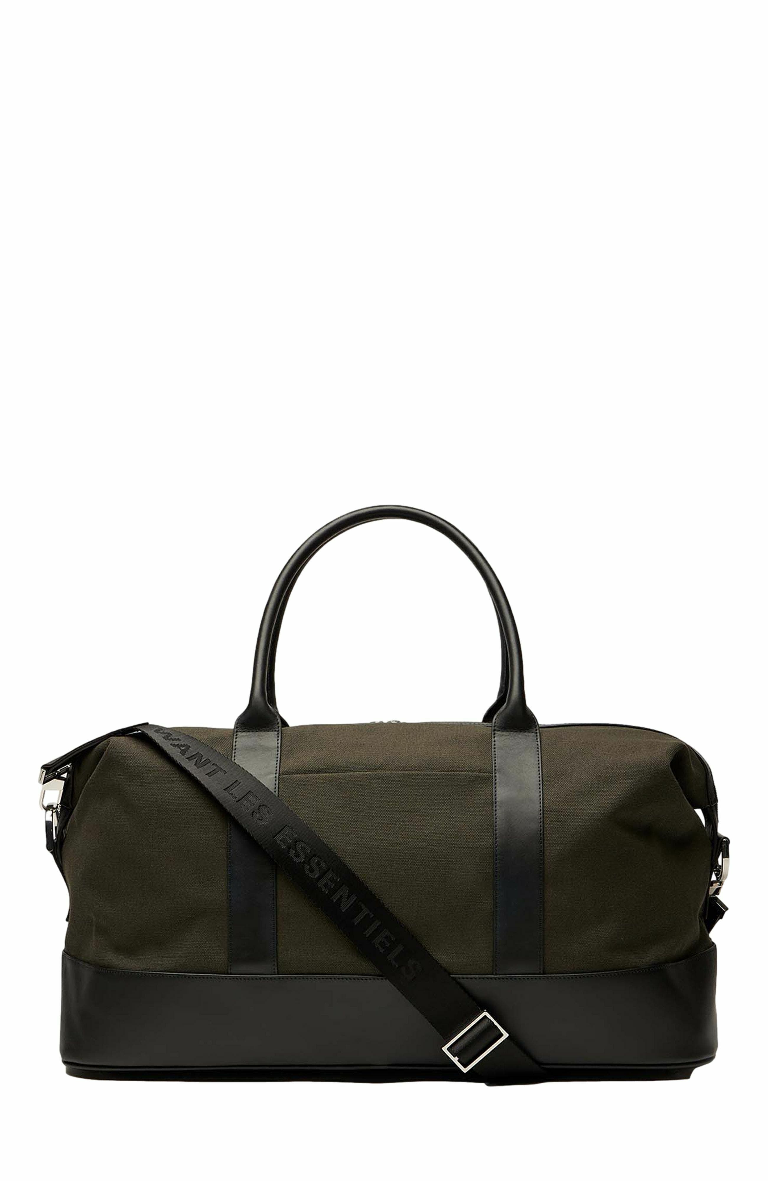 Want Les Essentiels Kelowna Organic Cotton Canvas Weekender Bag, Alternate, color, Green