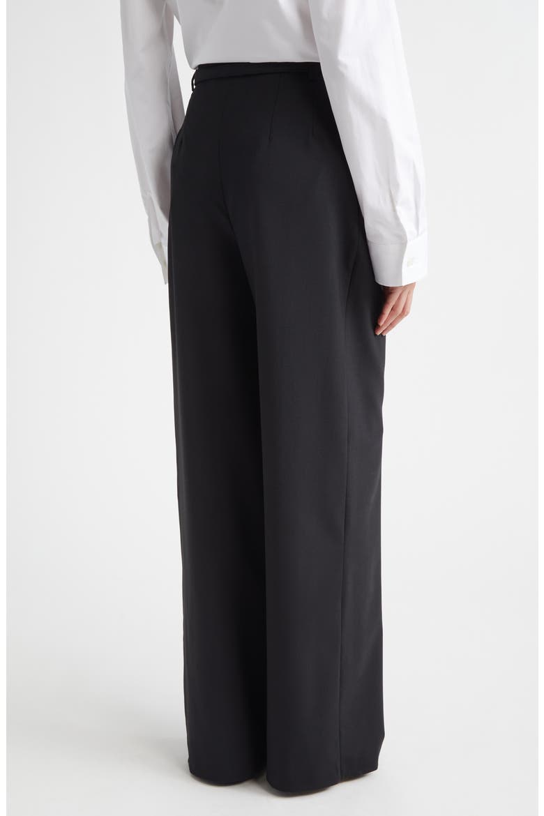 Stretch Wool Pants, Alternate, color, BLACK