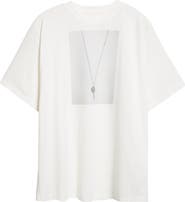 MM6 Maison Margiela Necklace Trompe l'Oeil Graphic T-Shirt