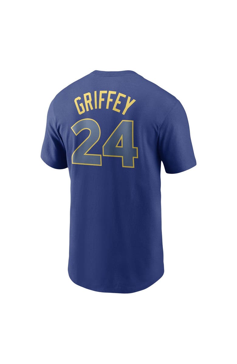 Nike Men's Nike Ken Griffey Jr. Royal Seattle Mariners Cooperstown Collection Name & Number T-Shirt, Alternate, color, Royal