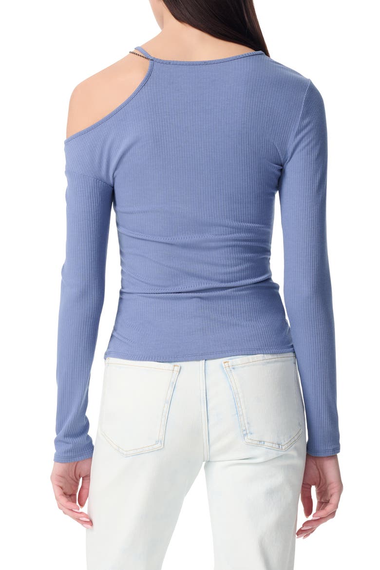 Charlie Cold Shoulder Cutout Long Sleeve Top, Alternate, color, WILD WIND