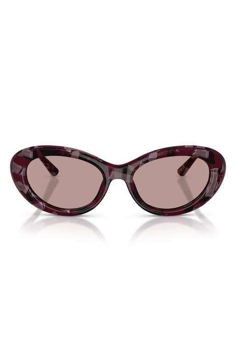 54mm Oval Sunglasses