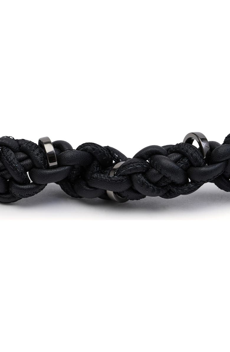 HAMMITT Knotted Leather Key Chain, Alternate, color,