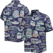 Reyn Spooner Men's Reyn Spooner Navy Michigan Wolverines Scenic Button-Down Shirt