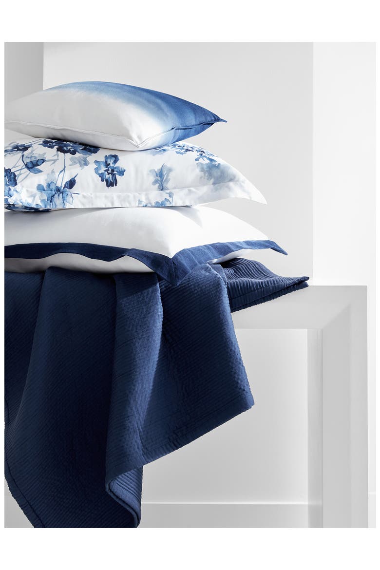 Flora Floral Sateen Comforter & Sham Set, Alternate, color, BLUE MULTI