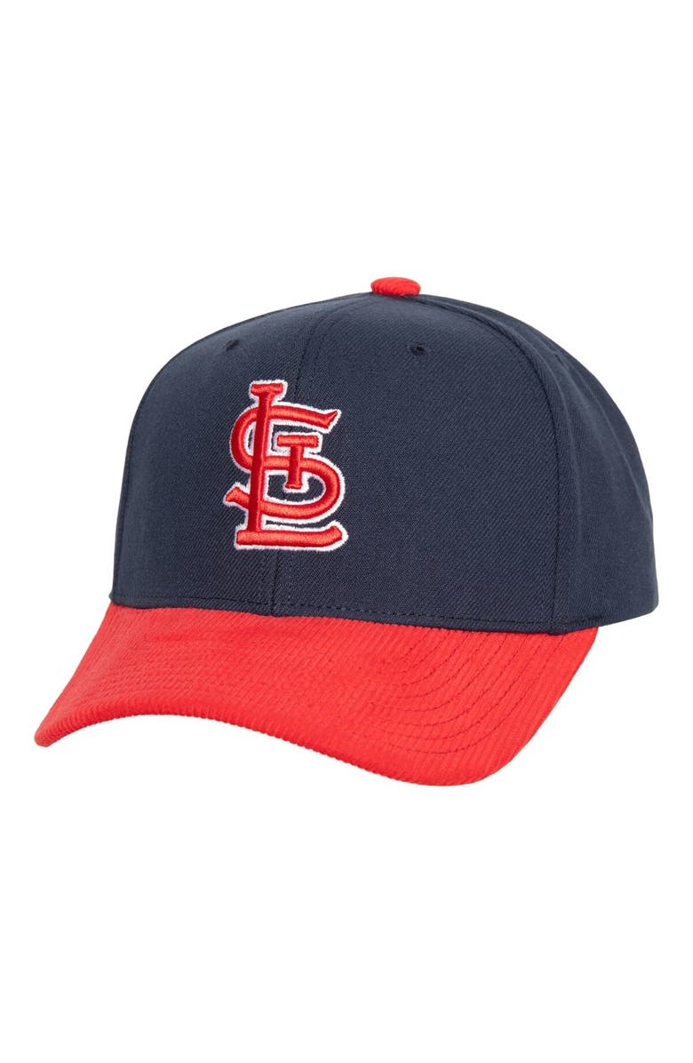 Mitchell & Ness Men's Mitchell & Ness Navy St. Louis Cardinals Corduroy Pro Snapback Hat, Main, color, Navy