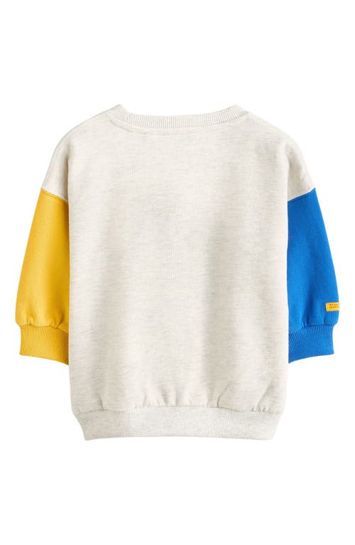 Next Kids' Colorblock Ufo Graphic Sweatshirt In Grey