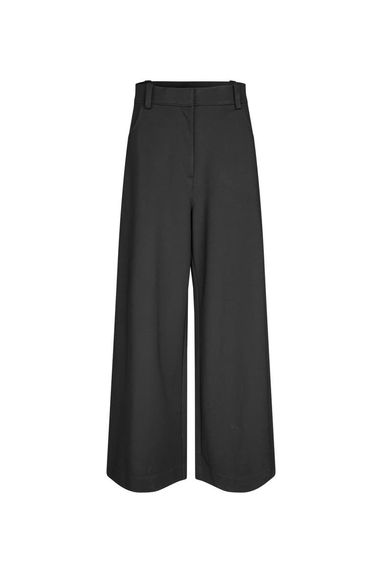Mapylvire Wide Leg Tailored Pants, Main, color, Black