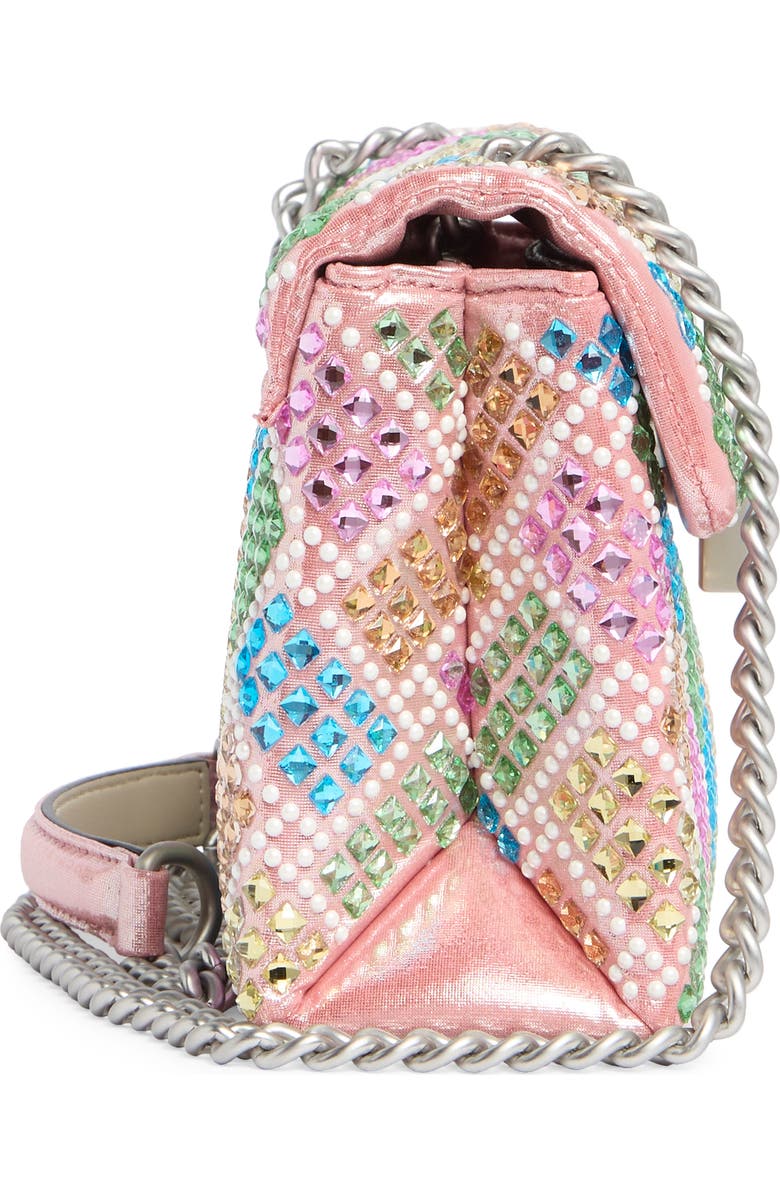 Kurt Geiger London Mini Brixton Crystal Lock Bag, Alternate, color,